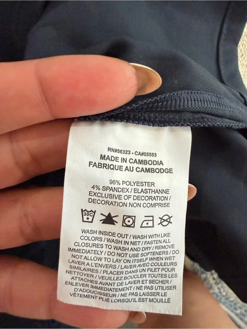 nike Jacquemus Navy Polo Crop Top